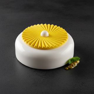 Stampo Silikomart Plissé 100 Silicone Platino 2 Cavità
