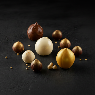 Dolci al cioccolato ingranditi