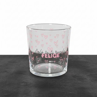 WD LifeStyle Set of 4 Decorated Glass Tumblers 300 ml