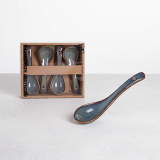 Cuillère Finger Food Stone Frescura 14 cm Set 4 pcs
