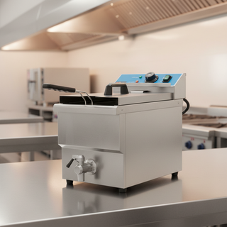 Karel Deep Fryer 8 Lt Stainless Steel Tap 3250W