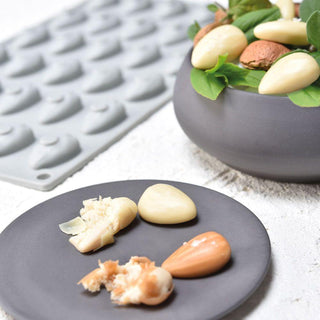 Stampo Silicone Pavoni Almond 30 Impronte 3,4x2,1cm