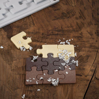 Stampo Pavoni Puzzle GG018 Silicone Platinico 18 Cavità