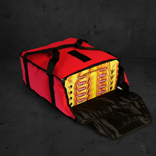 GIMETAL | THERMISCHE TASCHE FÜR 5 PIZZAKARTONS 40 CM