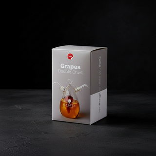 Oliera Doppia Grapes Balvi 450ml Vetro Borosilicato