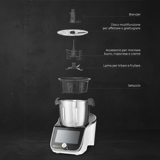Hendi Hendichef Robot Multifunzionale 15 Funzioni 1,3 CV