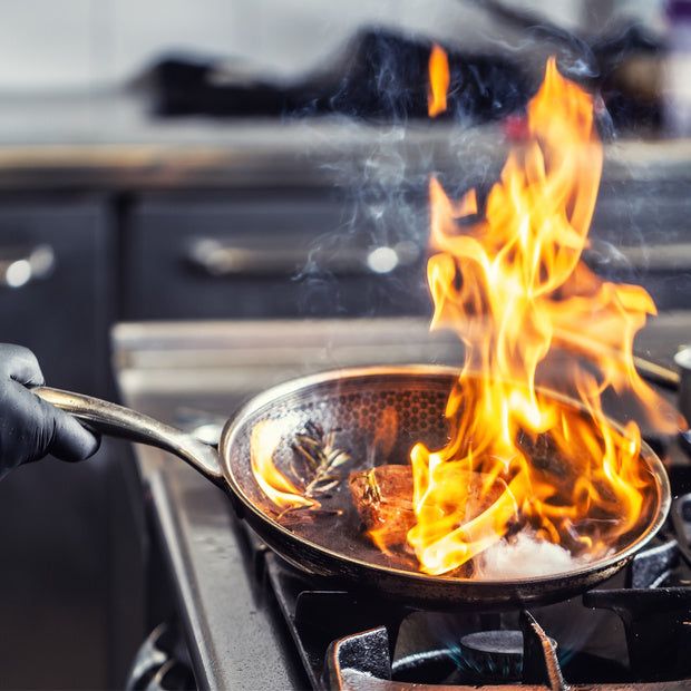 Alessi Padella A Manico Lungo In Alluminio Con Fondo In Acciaio Magnetico Diametro 24 Edo Nero - Foto 8