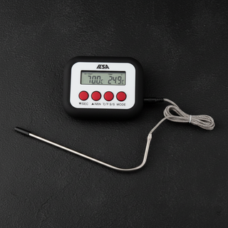 Termometro Digitale con Sonda Inox 18/10 Ilsa