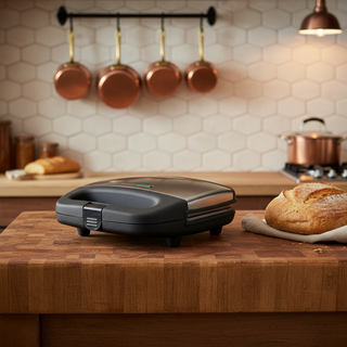 Tostiera Black+Decker in cucina rustica