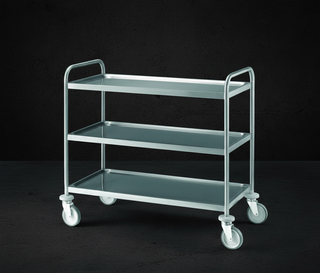 Carrello Inox 3 Piani 80 kg