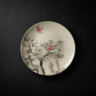 Le Coq Kerasia Alumina Porcelain Plate Ivory 30 cm