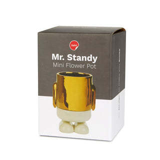 Mini vaso da fiori Mr.Standy Gold Edition ceramica