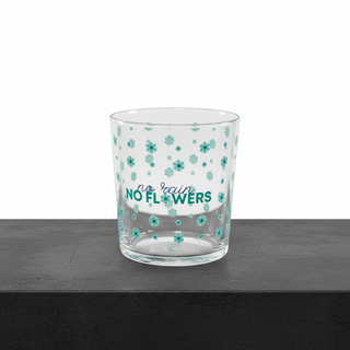 WD LifeStyle Set of 4 Decorated Glass Tumblers 300 ml