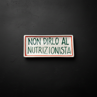 NON DIRLO AL NUTRIZIONISTA bordo rosso