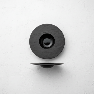 Pastabowl Stone Effect Black Morini Ø 34 cm