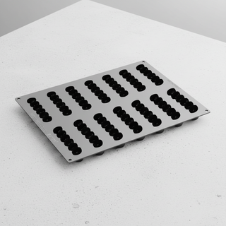 Pavoni Domino Platinum Silicone Mould 14 Cavities