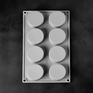Pavoni Half Orange Silicone Mould 8 Cavities 50 ml