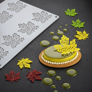 Pavoni Maple Silicone Mould GG049 Maple Leaf
