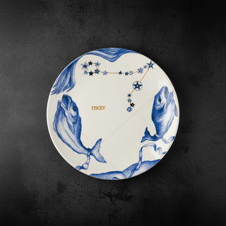 Piatto Presentazione Astrologia 32 cm Le Coq Porcellana