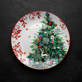 Porcelaine Fade Xmas Dream Set Table 19 Pcs