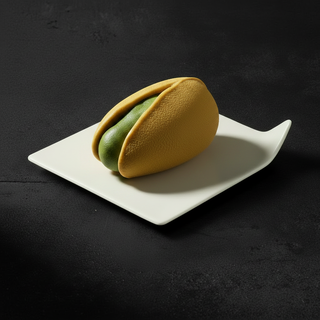 Pistacchio molto grande sul vassoietto