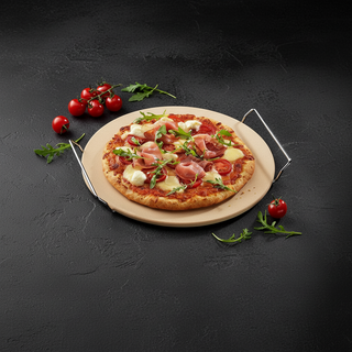 Pizzastein rund Kuchenprofi 30 cm Cordierit