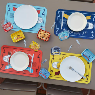 Tovagliette Plastica Balvi Set 4 Pezzi Antiscivolo