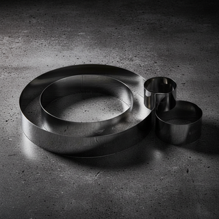 Paderno Mousse Ring Stainless Steel Ø 12-22 cm