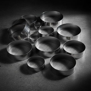 Paderno Mousse Ring Stainless Steel Ø 12-22 cm