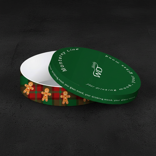 Cucchiaini Caffè Natalizi Vetro Set 4