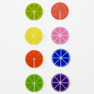 Glasmarkierer Fruit Party Balvi Set 8-teilig