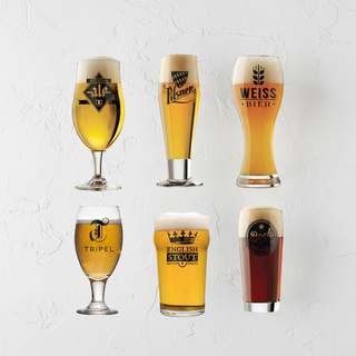 Balvi L'Hedoniste Beer Glasses Set 6 Glass