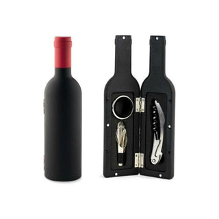 MAIUGUALI | SET VINO "BOTTIGLIA" CON 3 ACCESSORI
