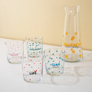 Caraffa in vetro 1 lt Enjoy the little thing