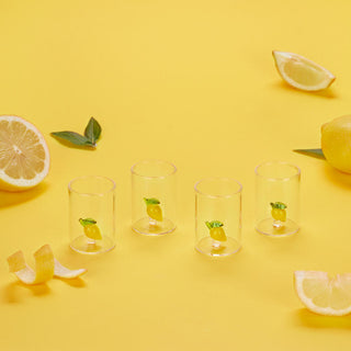 Verres à Shot Citron Balvi Verre Borosilicate 50 ml Set 4