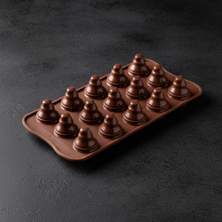 Moule en Silicone Choco Trees Silikomart 15 Sapins