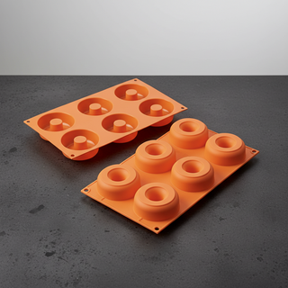 Moule Silikomart Beignets 6 Cavités Silicone Platine