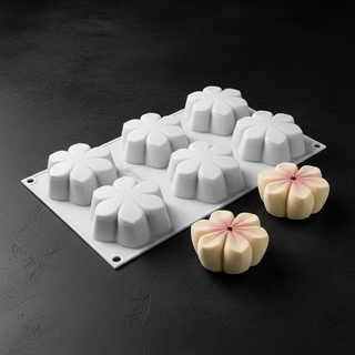 Silikomart HANA 87 Flower Silicone Mould 8 Cavities