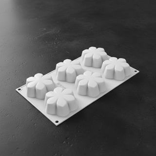 Silikomart HANA 87 Flower Silicone Mould 8 Cavities