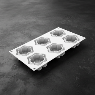 Silikomart HANA 87 Flower Silicone Mould 8 Cavities