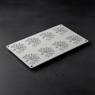 Pavoni Coral Silicone Mould 8 Cavities 40 ml