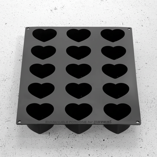 Pavoni Eros 2.0 Heart Silicone Mould 15 Pieces