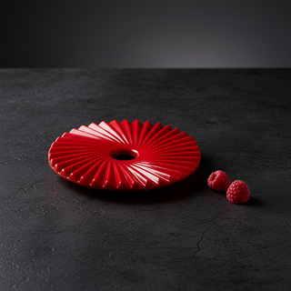 Stampo Silikomart Plissé 100 Silicone Platino 2 Cavità