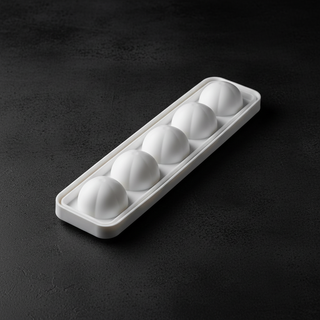 Stampo silicone su cemento nero