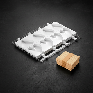 Silikomart GEL03 Heart Gelato Mould Silicone -60°C +230°C