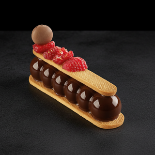 Silikomart Truffle Eclair Silicone Mould 75 ml 8 Cavities