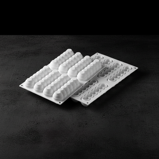 Silikomart Truffle Eclair Silicone Mould 75 ml 8 Cavities