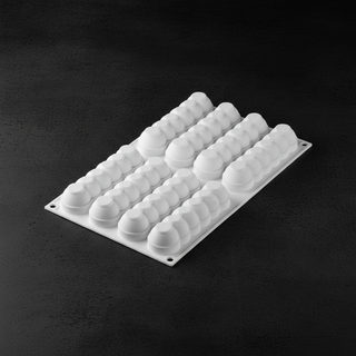 Silikomart Truffle Eclair Silicone Mould 75 ml 8 Cavities