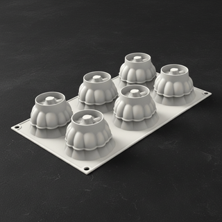 Moule Silikomart Delica Silicone 6 Portions Individuelles