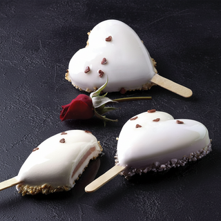 Silikomart GEL03 Heart Gelato Mould Silicone -60°C +230°C